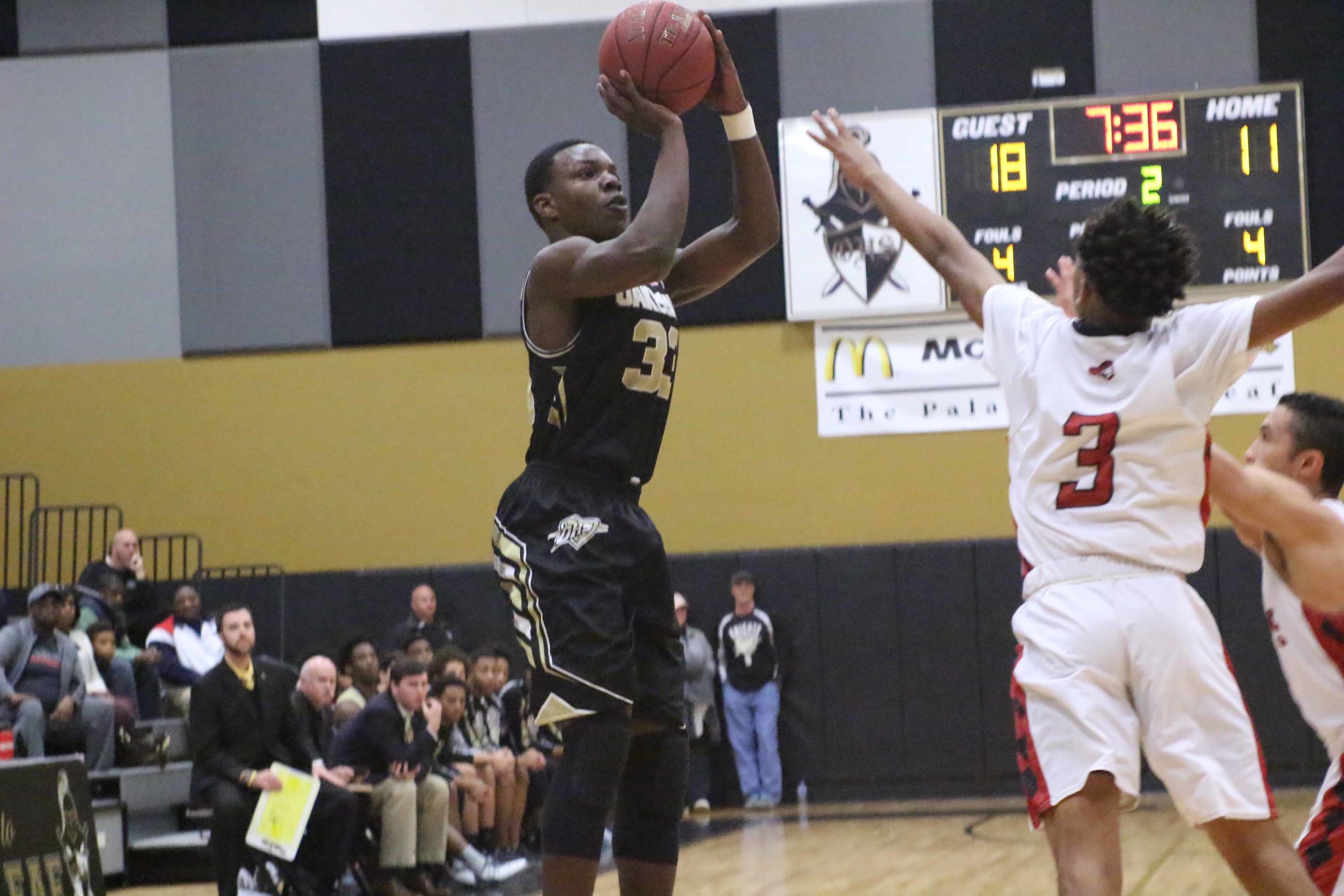 Oakleaf High junior Jonathan Bryant, above, was instrumental in putting the final touches on the Knights’ district championship run with a week of high-scoring games.