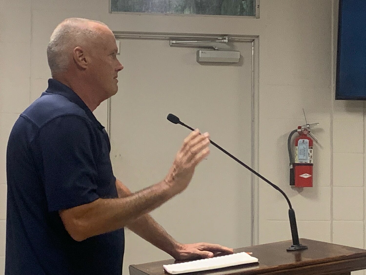 Keystone Heights resident David Nichols was one of 11 residents who opposed a plan to abolish the Keystone Heights Airport Authority and replace it was a manager hired by the city.