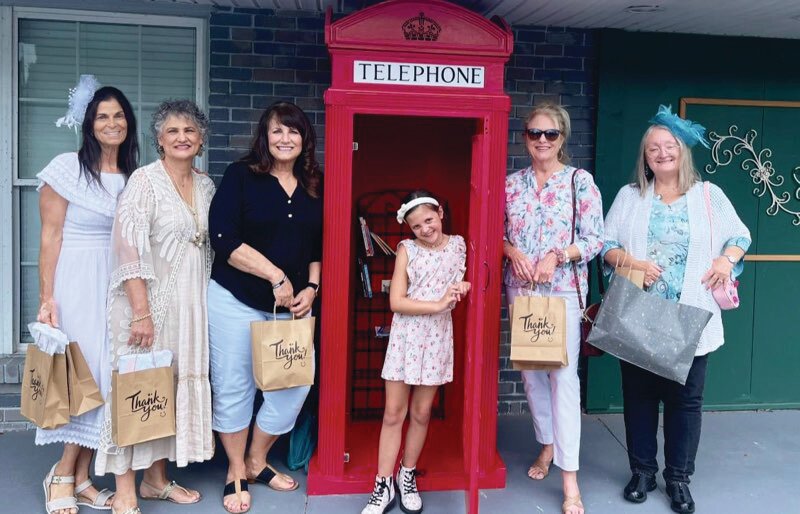 The Tea Room of Keystone Heights recently expanded its amenities to include live music and a London phone booth near the front door that serves as a book box on State Road 21.